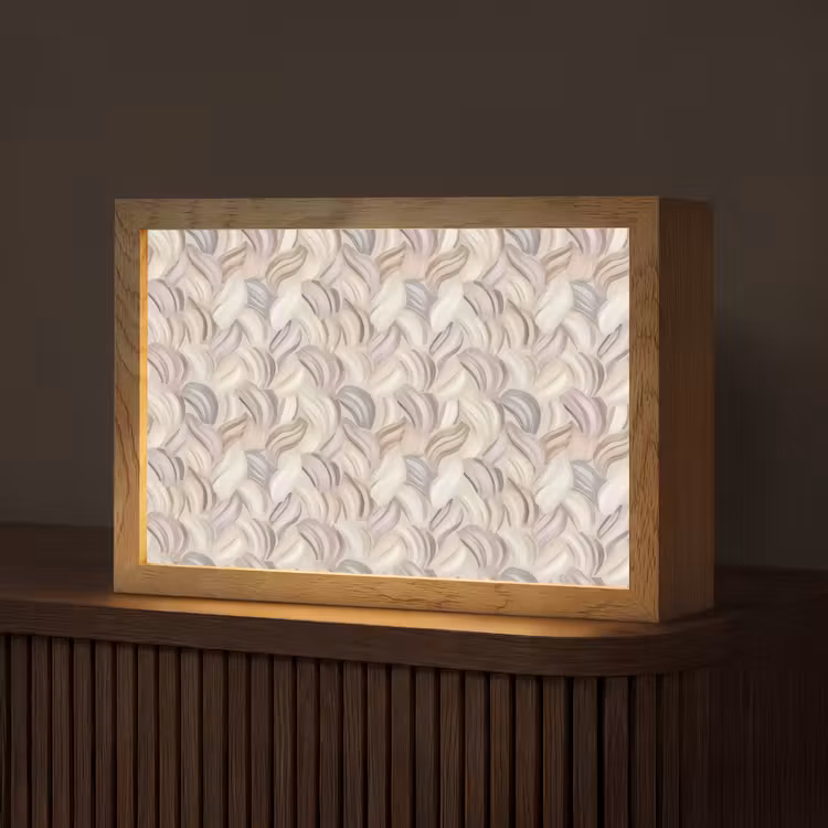 Abstract - Golvend - Pastel Light Box met kabel (Tafellamp) klein 924 -z3d_website