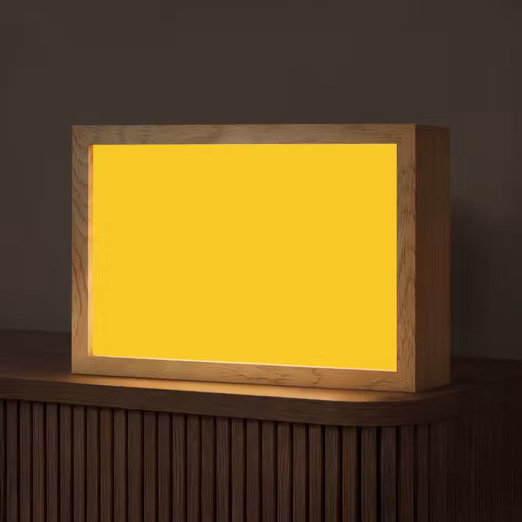 Antique - Gold - Geel Light Box met kabel (Tafellamp) klein 924 -z3d_website