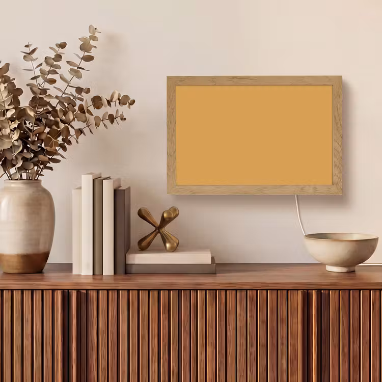 Autumn - Mustard - Geel Light Box met kabel (Tafellamp) klein 924 -sfeer2