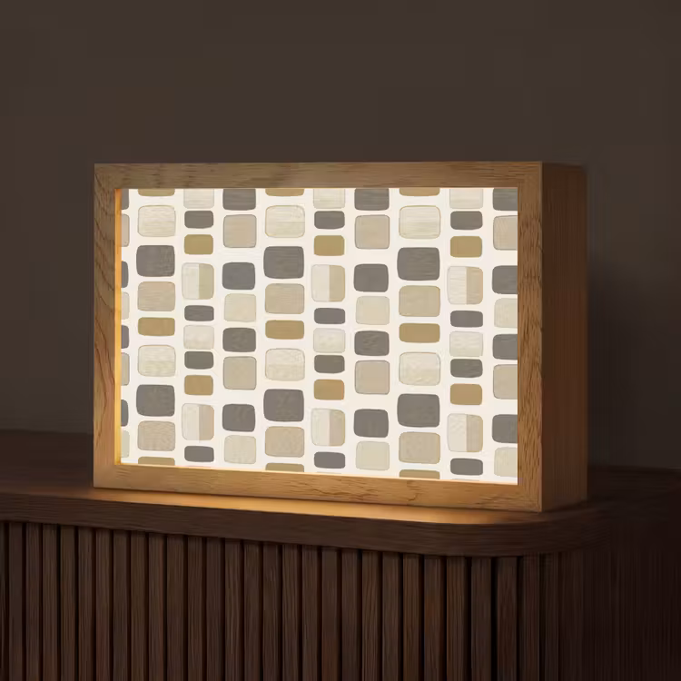 Blokken - Vintage - Grijs Light Box met kabel (Tafellamp) klein 924 -z3d_website