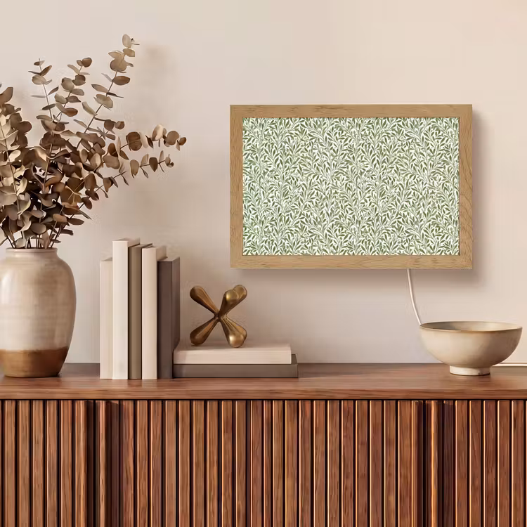 Botanisch - Takken - Groen Light Box met kabel (Tafellamp) klein 924 -sfeer2