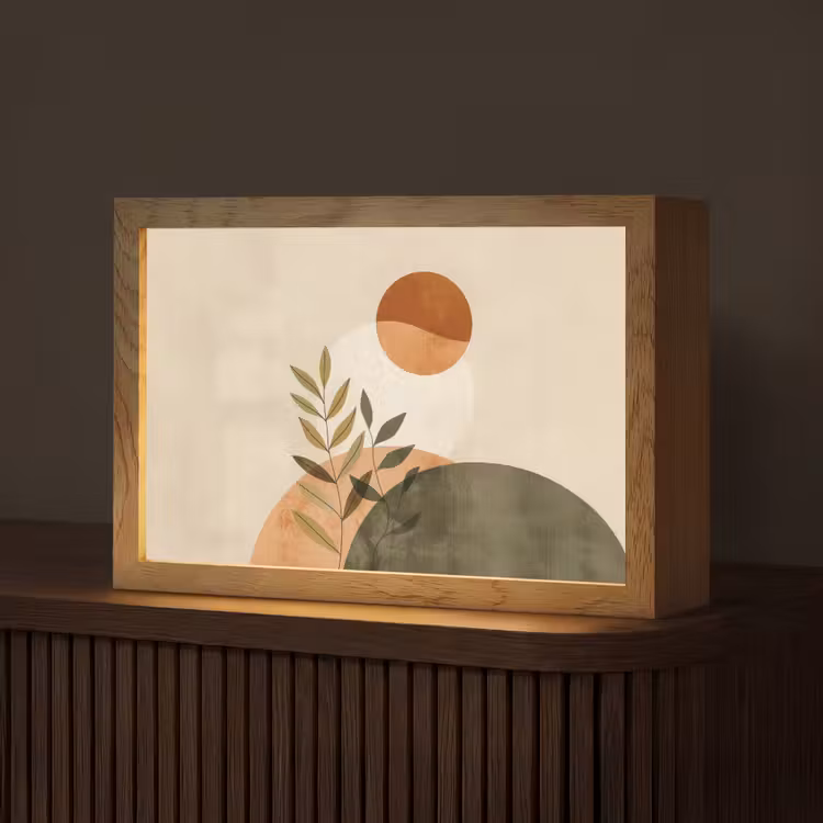 Takken - Vormen - Abstract Light Box met kabel (Tafellamp) klein -z3d_website