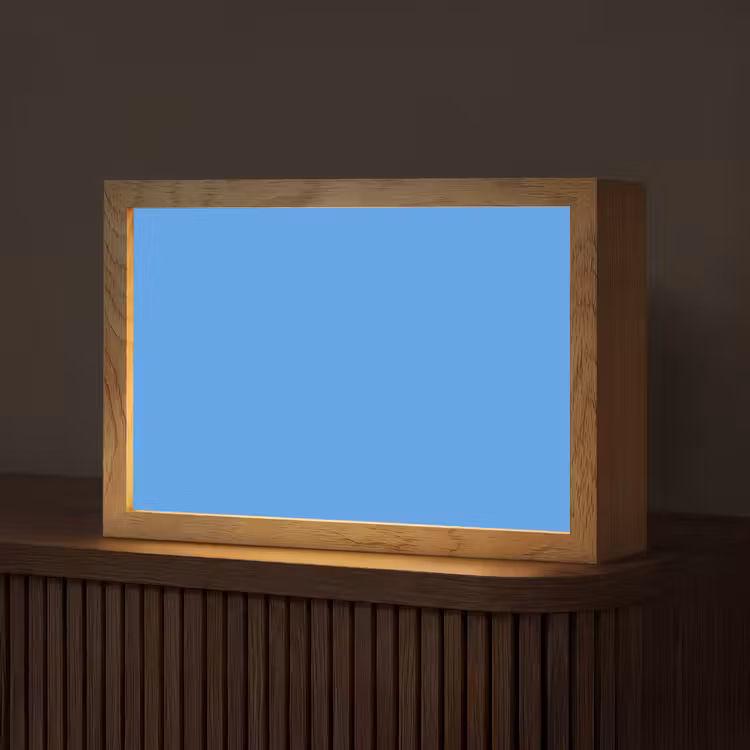 Bright - Azure - Blauw Light Box met kabel (Tafellamp) klein 924 -z3d_website