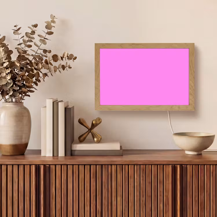 Bright - Orchid - Roze Light Box met kabel (Tafellamp) klein 924 -sfeer2