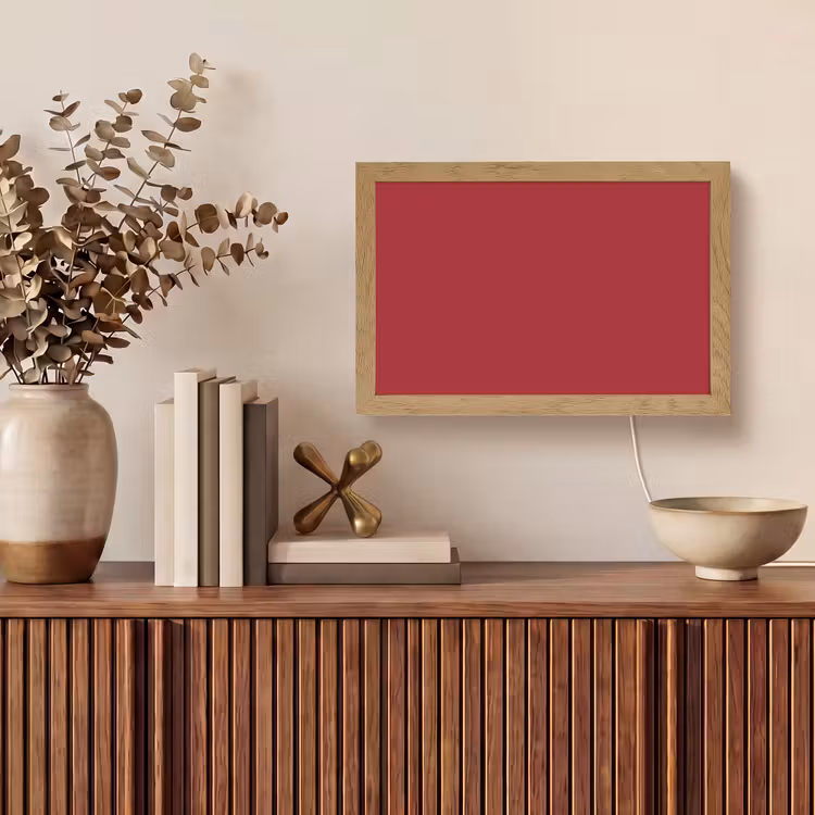 Burgundy - Wine - Rood Light Box met kabel (Tafellamp) klein 924 -sfeer2