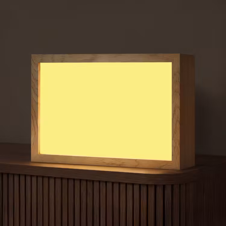 Buttery - Beige - Geel Light Box met kabel (Tafellamp) klein 924 -z3d_website