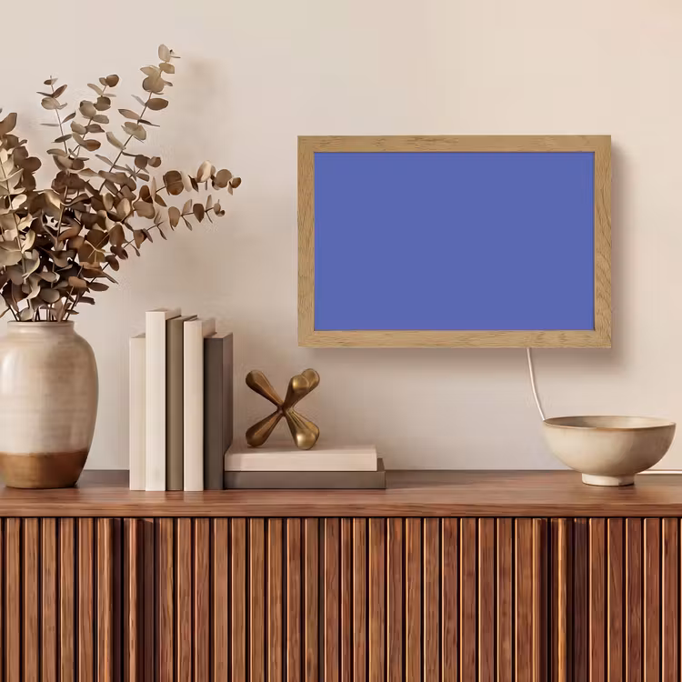 Chinese - Blue - Blauw Light Box met kabel (Tafellamp) klein 924 -sfeer2