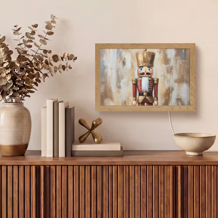 Kerst - Poppetje - Abstract Light Box met kabel (Tafellamp) klein -sfeer2