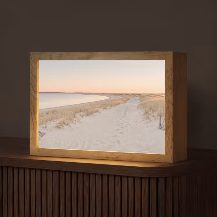 Kustlijn - Horizon - Hek Light Box met kabel (Tafellamp) klein -z3d_website