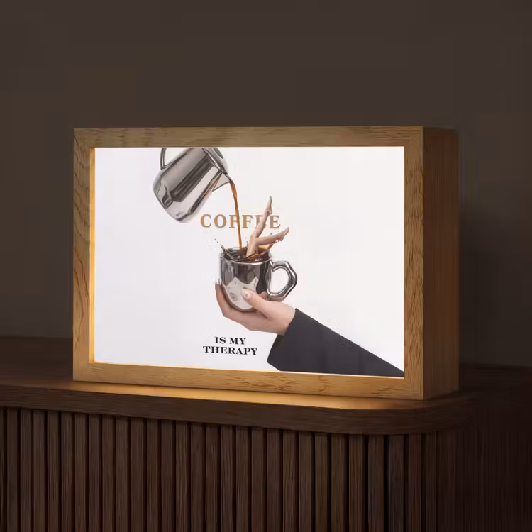 Koffie - Mok - Kan - Therapie Light Box met kabel (Tafellamp) klein -z3d_website