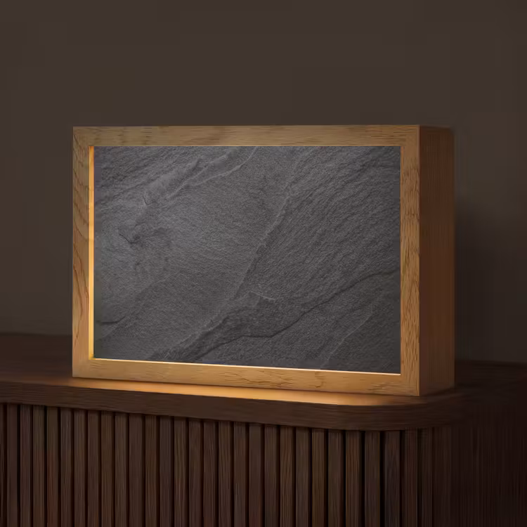 Beton - Zwart - Industrieel Light Box met kabel (Tafellamp) klein -z3d_website