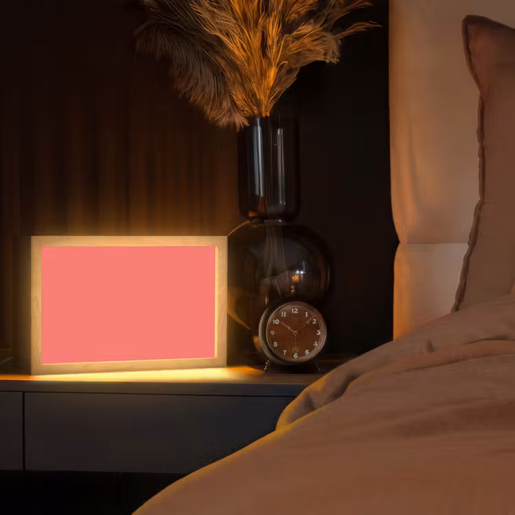 Coral - Punch - Koraal Light Box met kabel (Tafellamp) klein 924 -sfeer1