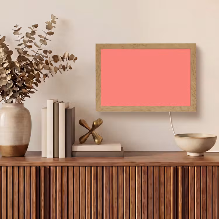 Coral - Punch - Koraal Light Box met kabel (Tafellamp) klein 924 -sfeer2
