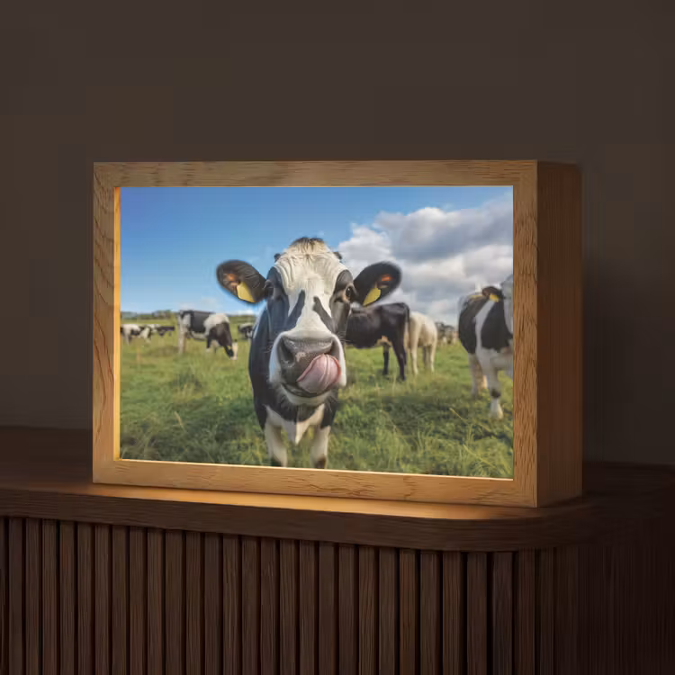Koe - Tong - Weide Light Box met kabel (Tafellamp) klein -z3d_website