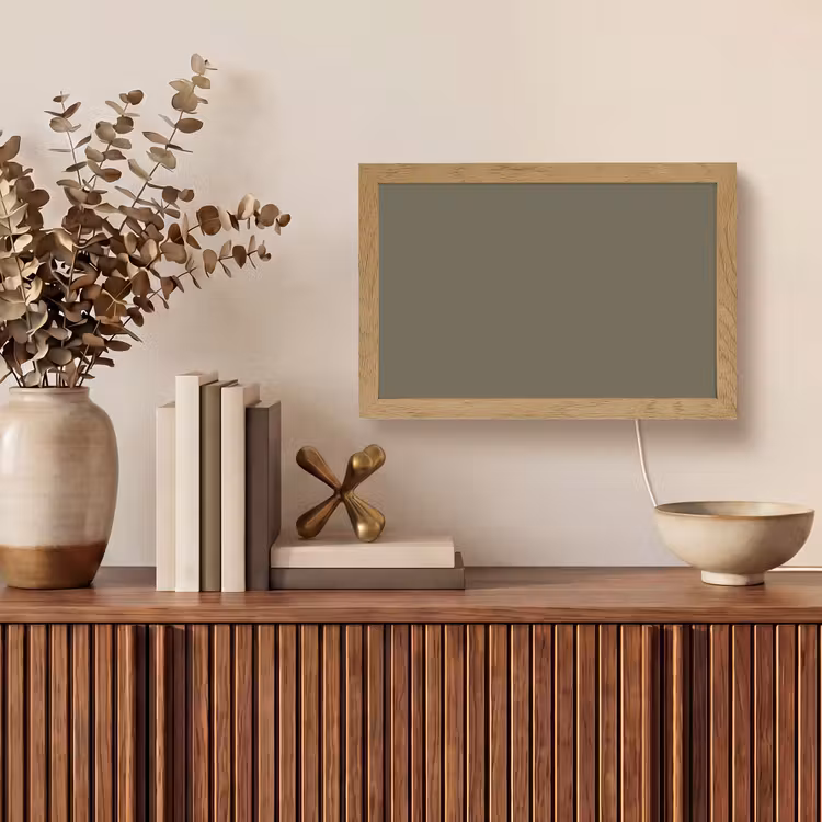 Deep - Khaki - Groen Light Box met kabel (Tafellamp) klein 924 -sfeer2