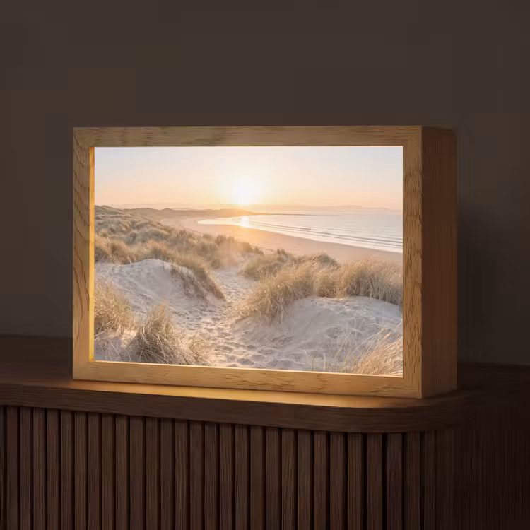 Duinen - Strand - Zee Light Box met kabel (Tafellamp) klein -z3d_website