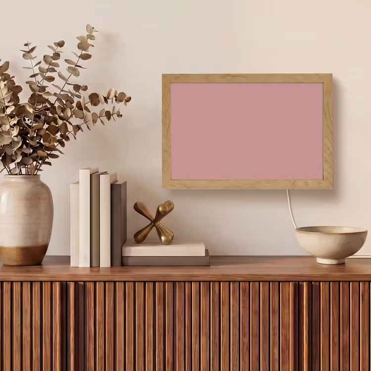 Dusty - Rose - Roze Light Box met kabel (Tafellamp) klein 924 -sfeer2