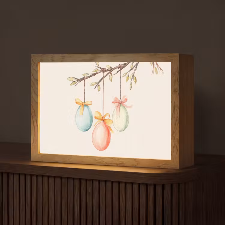 Paastak - Strikje - Eieren Light Box met kabel (Tafellamp) klein -z3d_website