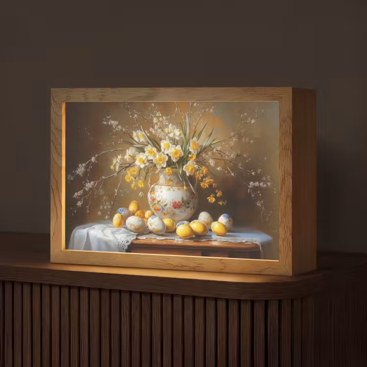 Paaseieren - Stilleven - Vaas Light Box met kabel (Tafellamp) klein -z3d_website