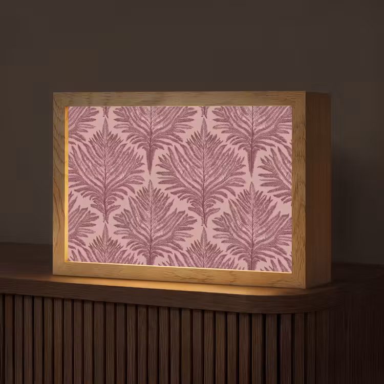 Varen - Patroon - Paars Light Box met kabel (Tafellamp) klein 924 -z3d_website