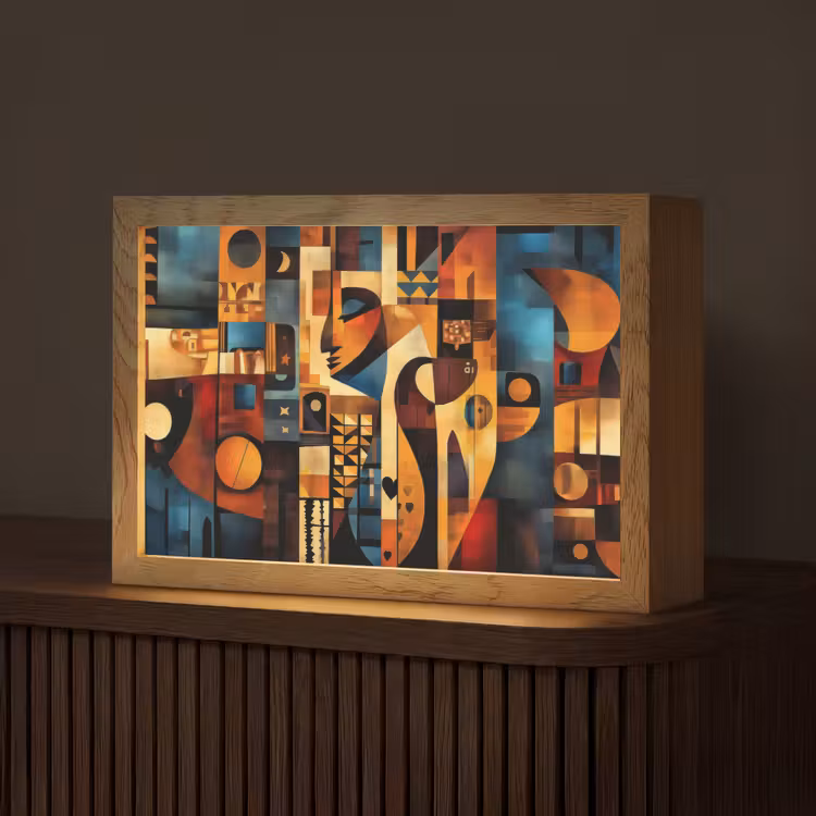Figuren - Abstract - Symbolen Light Box met kabel (Tafellamp) klein -z3d_website