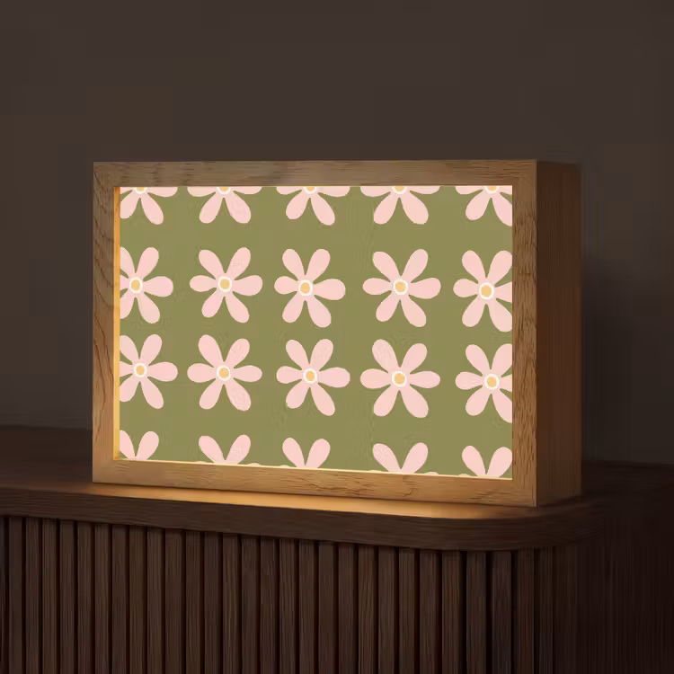Bloem - Modern - Groen Light Box met kabel (Tafellamp) klein 924 -z3d_website