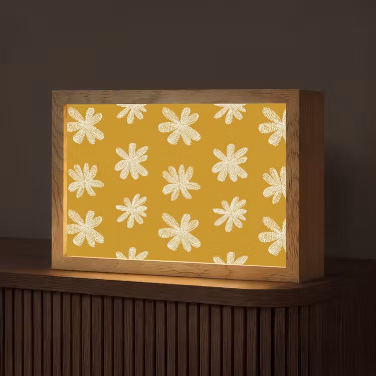 Bloem - Speels - Okergeel Light Box met kabel (Tafellamp) klein 924 -z3d_website