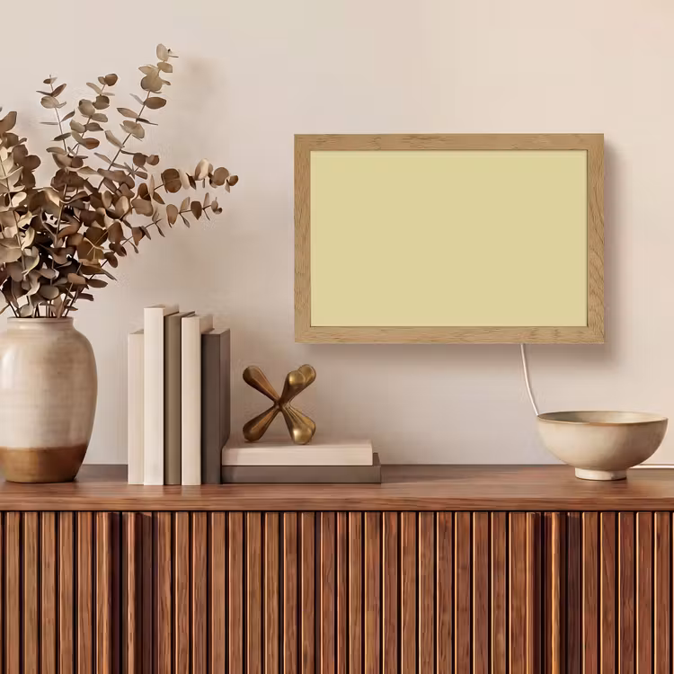 Golden - Clover - Geel Light Box met kabel (Tafellamp) klein 924 -sfeer2