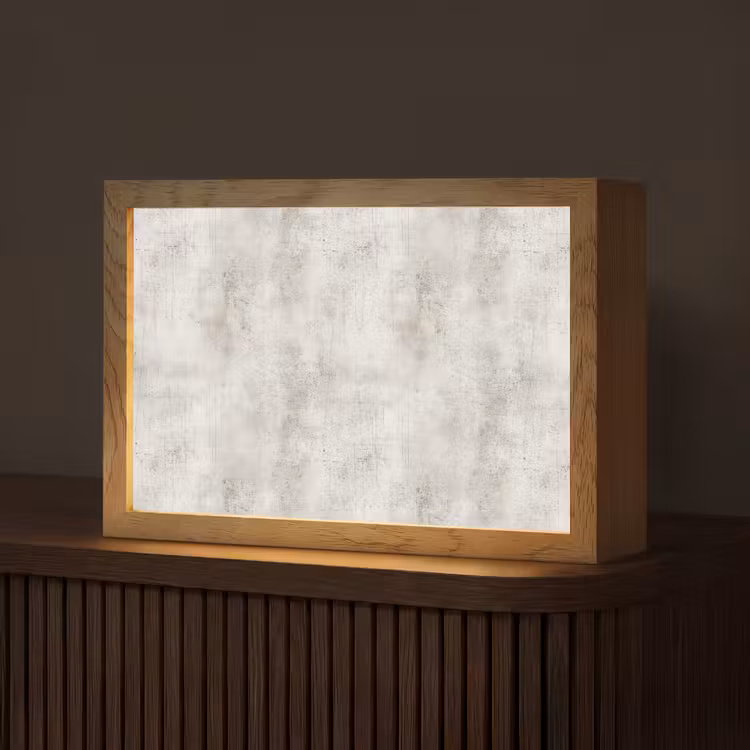 Grijs - Beton - Verweerd Light Box met kabel (Tafellamp) klein 924 -z3d_website