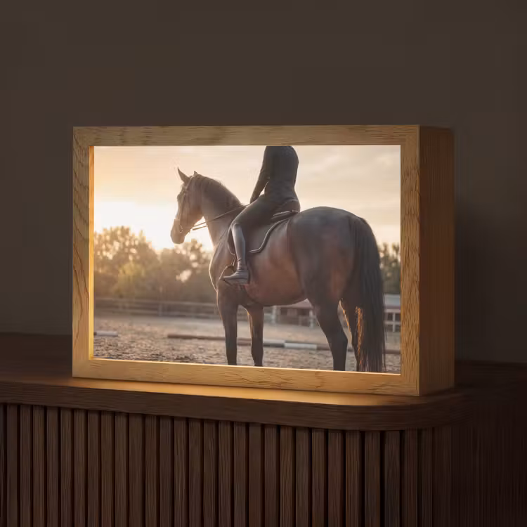 Harmonie - Ruiter - Zon Light Box met kabel (Tafellamp) klein -z3d_website
