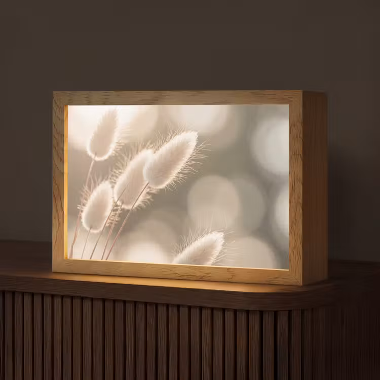 Hazestaartgras - Wit - Zonlicht Light Box met kabel (Tafellamp) klein -z3d_website