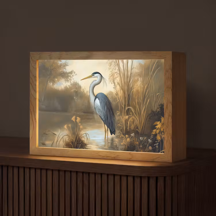 Reiger - Water - Planten Light Box met kabel (Tafellamp) klein -z3d_website