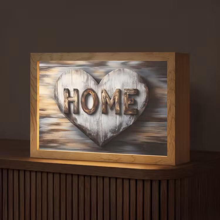 Home - Hart - Houtlook - Liefde Light Box met kabel (Tafellamp) klein -z3d_website
