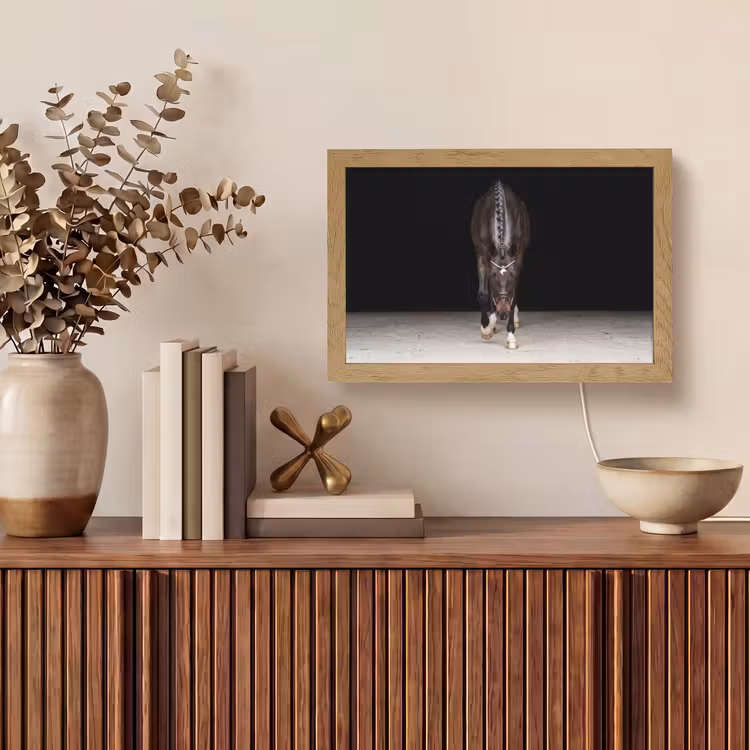Paard - Modern - Portret Light Box met kabel (Tafellamp) klein -sfeer2