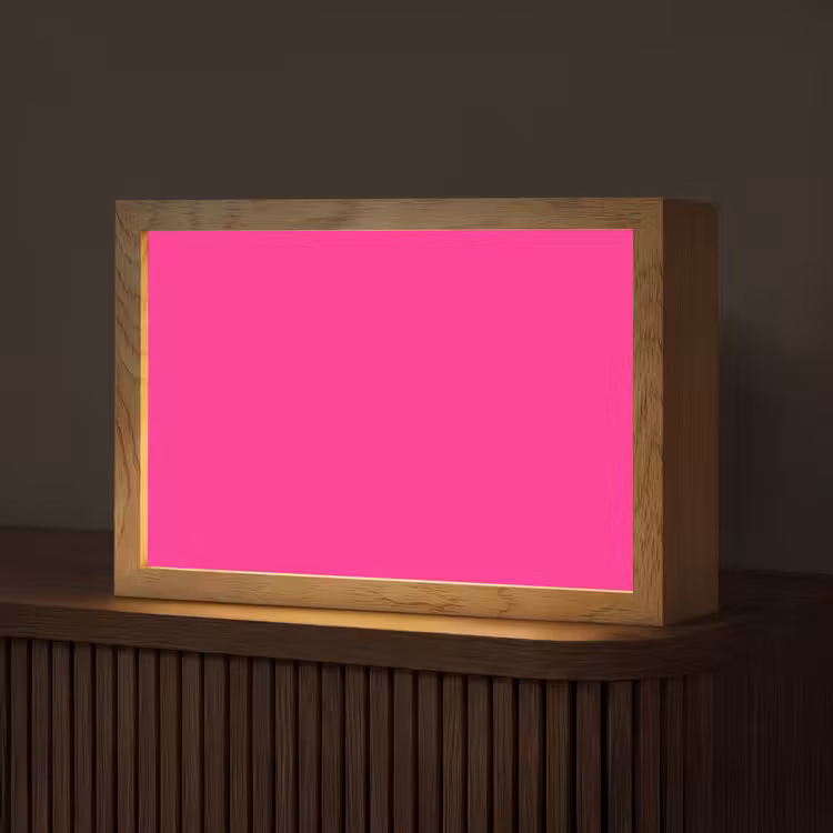 Hot - Fuchsia - Roze Light Box met kabel (Tafellamp) klein 924 -z3d_website
