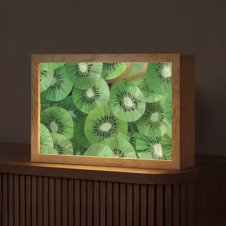 Kiwi - Groen - Pitten Light Box met kabel (Tafellamp) klein -z3d_website