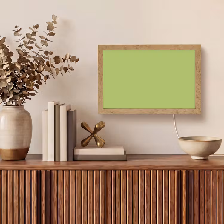 Lime - Glow - Groen Light Box met kabel (Tafellamp) klein 924 -sfeer2