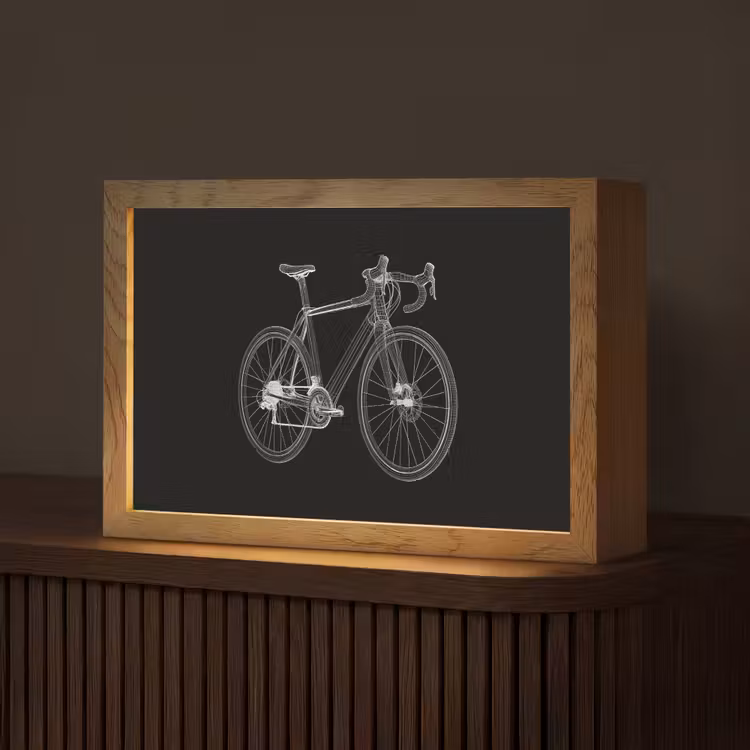 Lijnen - Illustratie - Wit Light Box met kabel (Tafellamp) klein -z3d_website
