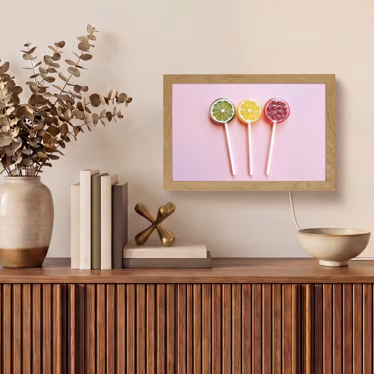 Lolly - Snoep - Citrus Light Box met kabel (Tafellamp) klein -sfeer2