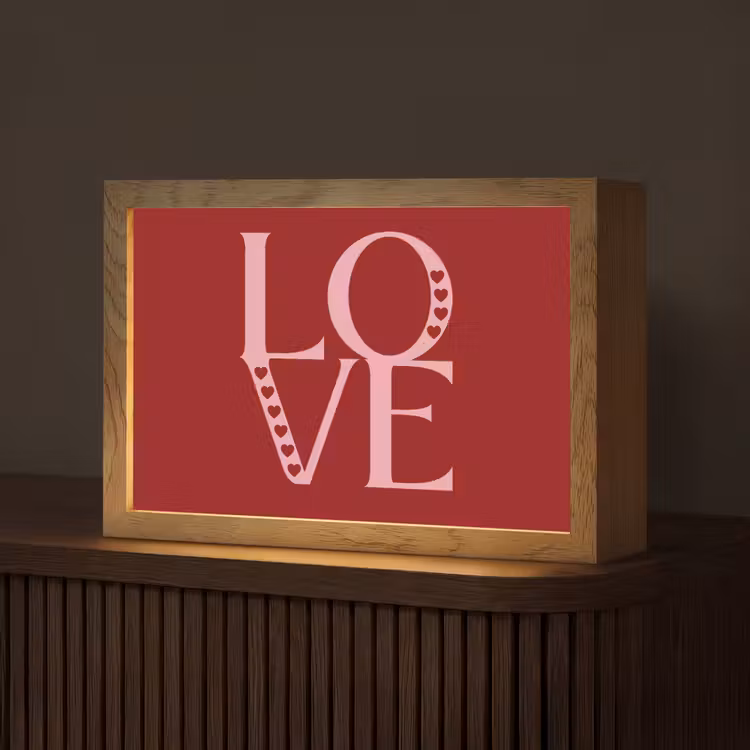 Love - Rood - Hatjes Light Box met kabel (Tafellamp) klein -z3d_website