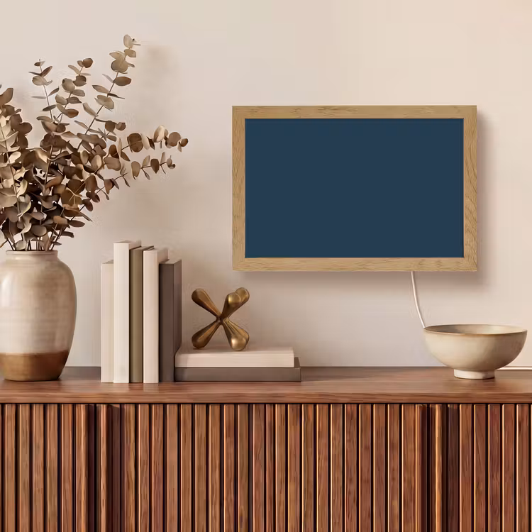 Midnight - Blue - Blauw Light Box met kabel (Tafellamp) klein 924 -sfeer2