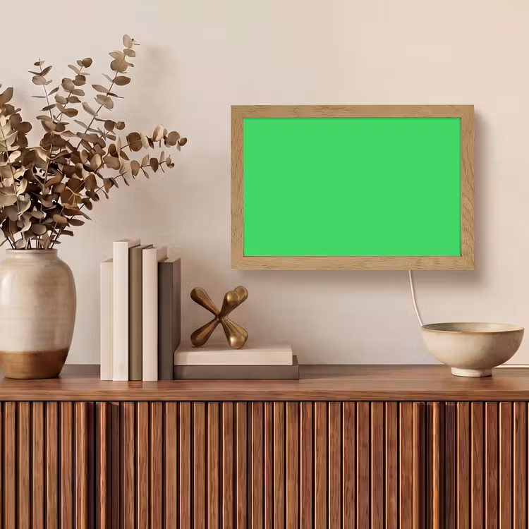 Mint - Green - Groen Light Box met kabel (Tafellamp) klein 924 -sfeer2
