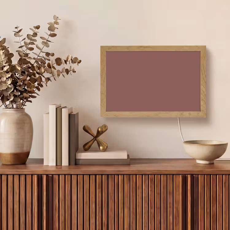 Muted - Raisin - Rood Light Box met kabel (Tafellamp) klein 924 -sfeer2