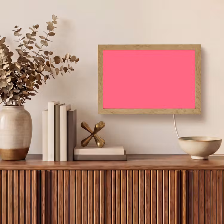 Neon - Flamingo - Roze Light Box met kabel (Tafellamp) klein 924 -sfeer2