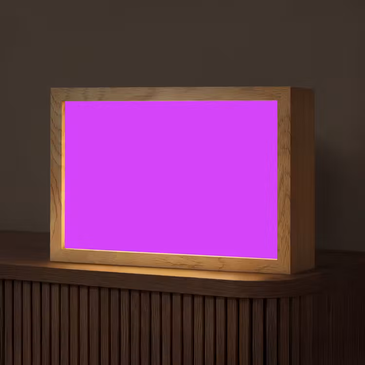 Neon - Orchid - Paars Light Box met kabel (Tafellamp) klein 924 -z3d_website