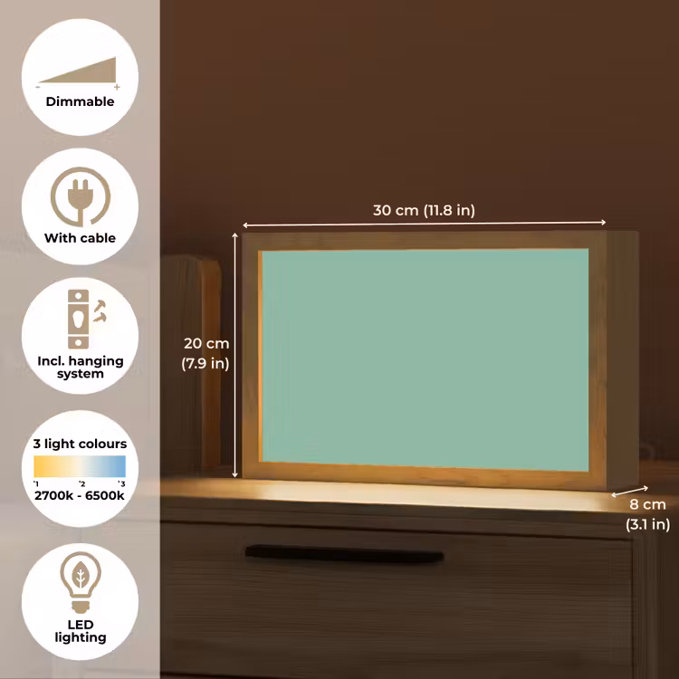 Ocean - Jade - Groen Light Box met kabel (Tafellamp) klein 924 -USP_EN