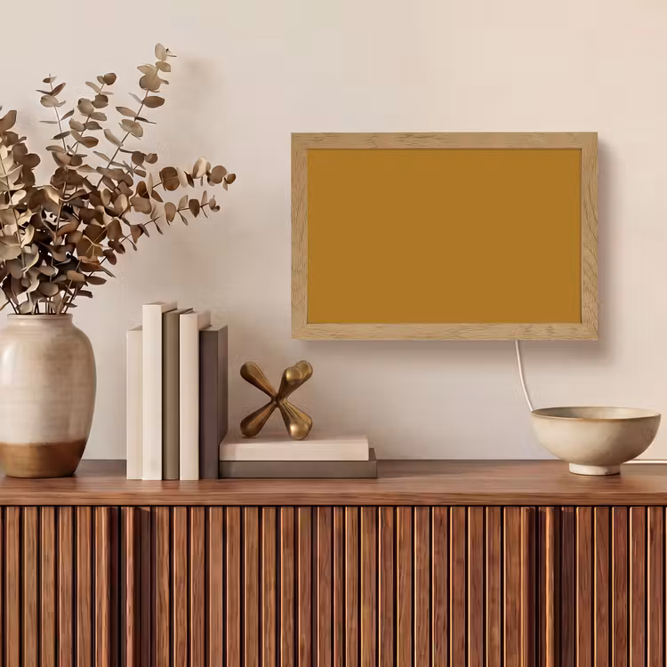 Ocre - Gold - Geel Light Box met kabel (Tafellamp) klein 924 -sfeer2