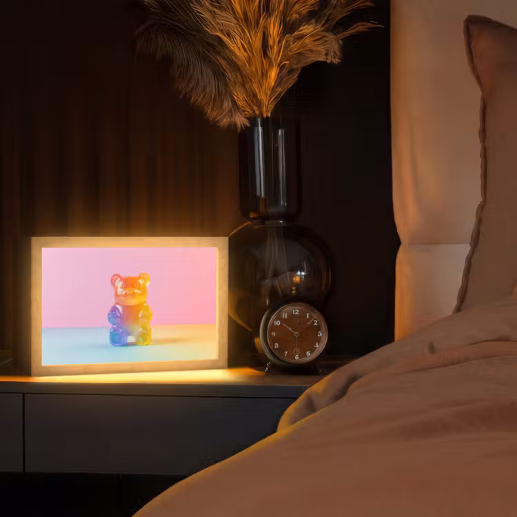 Pastel - Snoep Light Box met kabel (Tafellamp) klein -sfeer1