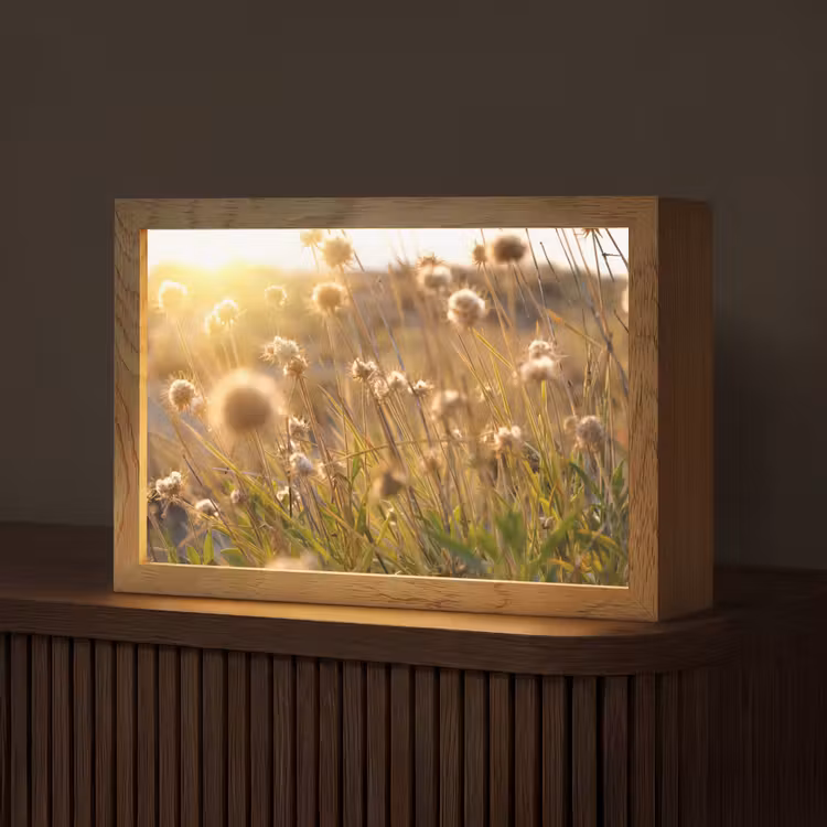 Planten - Natuur - Bloemen - Zon - Horizon Light Box met kabel (Tafellamp) klein -z3d_website