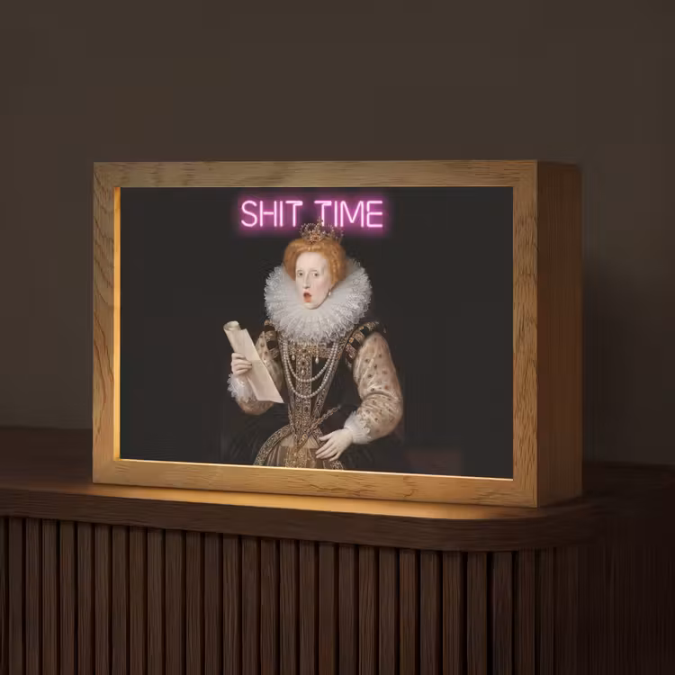 Portret - Humor - Neon Light Box met kabel (Tafellamp) klein -z3d_website